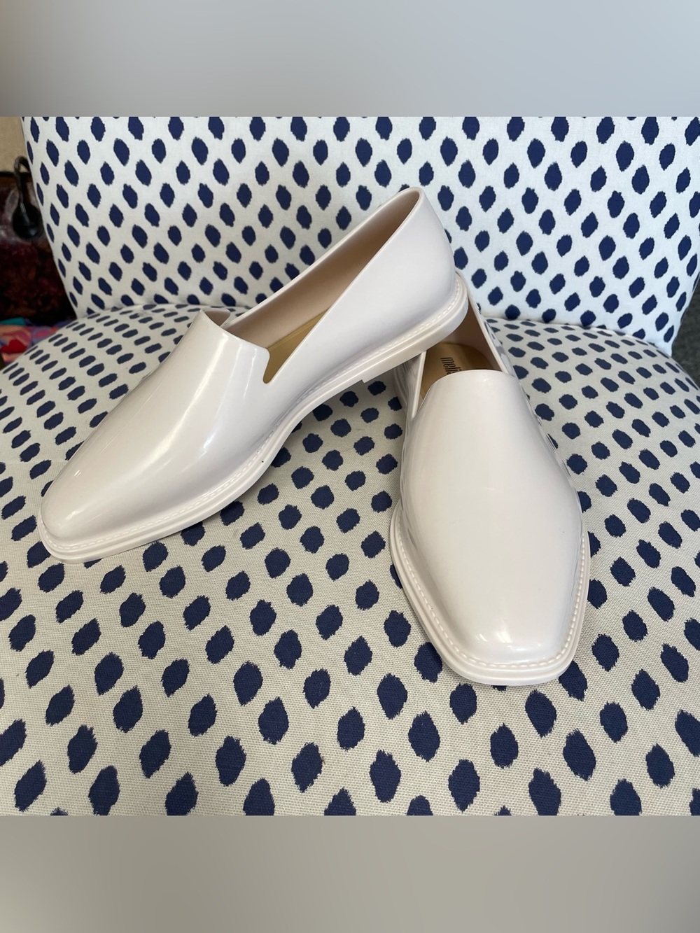 Melissa Prana Cream Loafers Size 8